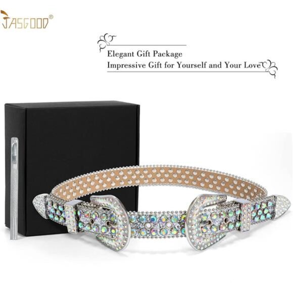 Women Leather Belts Ladies Vintage Western Design Black Waist Belt for Pants main image 7